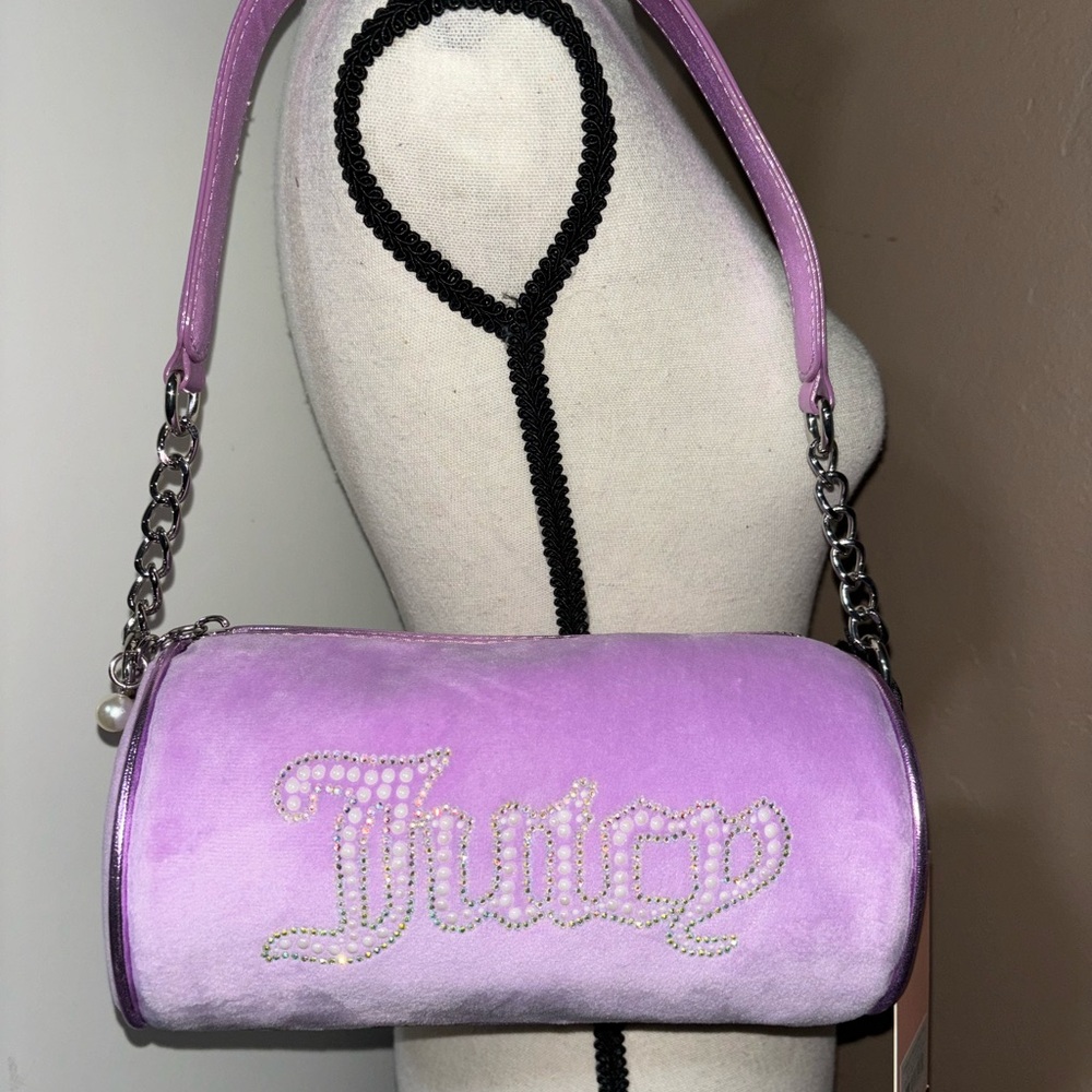 Juicy Couture Purple Velvet Women's Bag